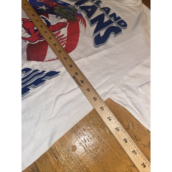 Cleveland Indians 1995 American League Champions Men's Starter Tee, XLarge Vtg - Picture 7 of 8